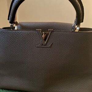 Louis Vuitton Taupe Handbag